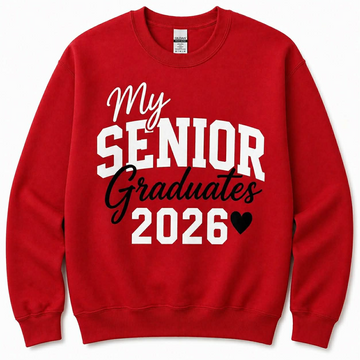 Senior Graduate 2026 Crew Neck Sweatshirt