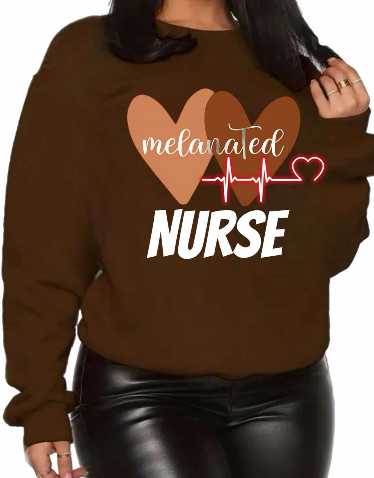 Melanated Nurse Sweatshirt