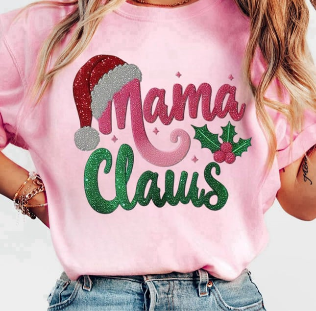 Mama Claus Christmas T-Shirt